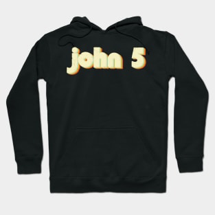 vintage color john 5 Hoodie